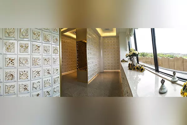 淨自在寶塔的塔位區