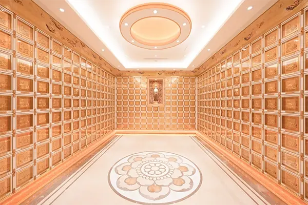 雙峰寶塔的塔位區