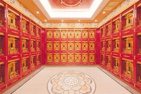 雙峰寶塔的塔位區